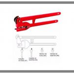 Furadeira e rebitadeira de furo kit
